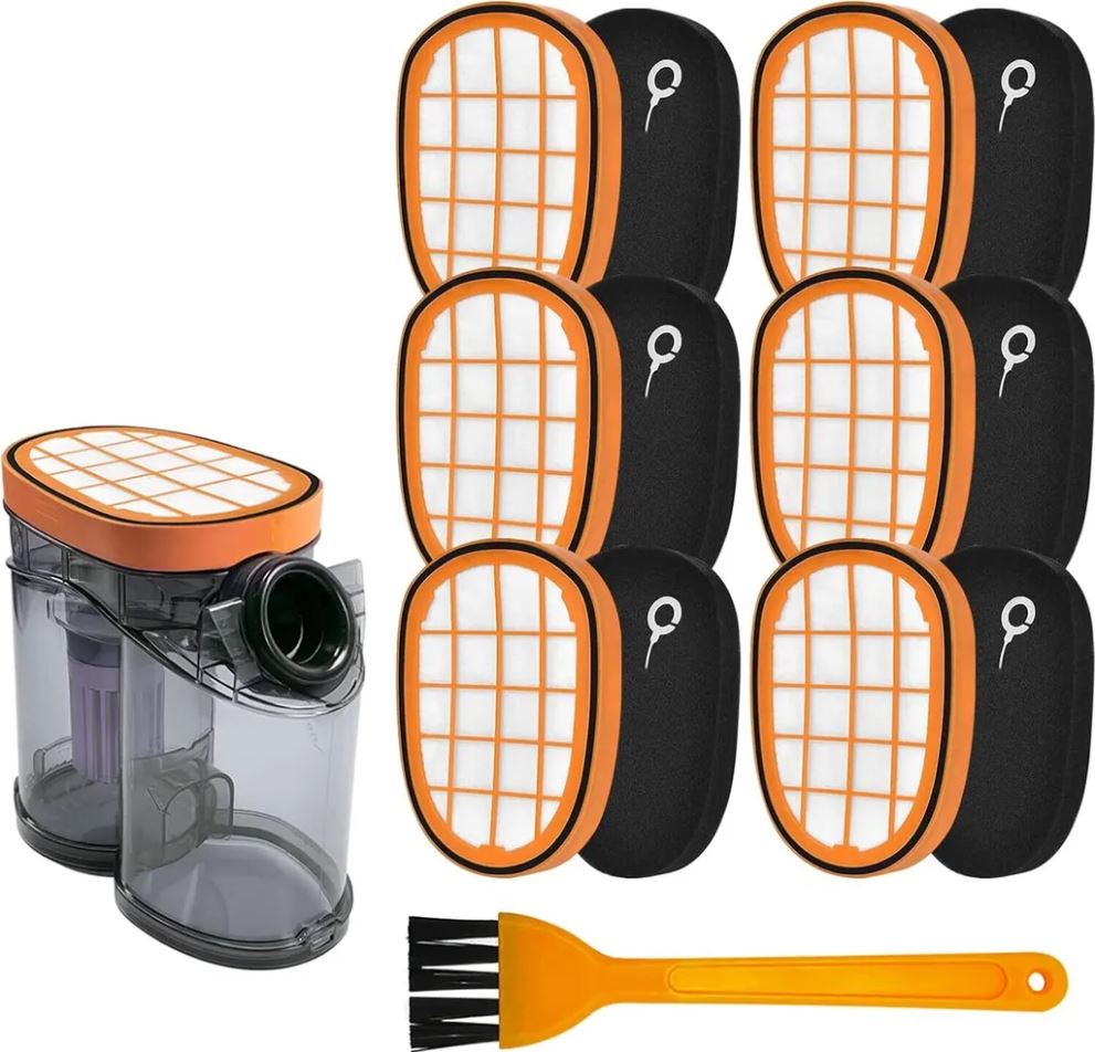 6 Stück Filter für Philips SpeedPro Max Aqua Akkusauger